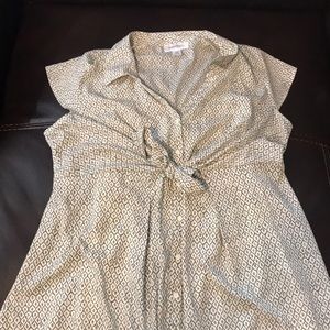 Motherhood maternity black and white XL dress